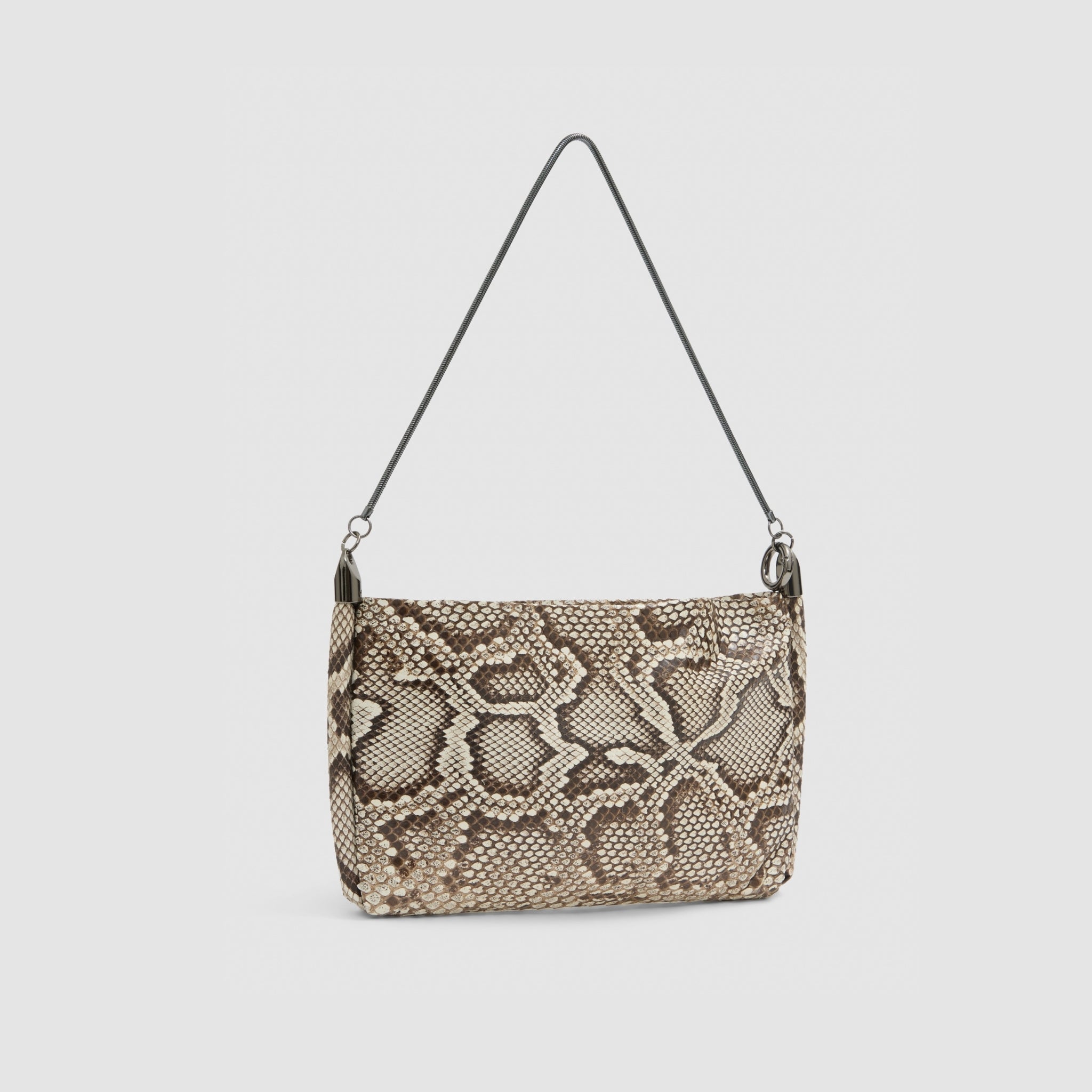 Bolsa Angela Couro Python Moluro