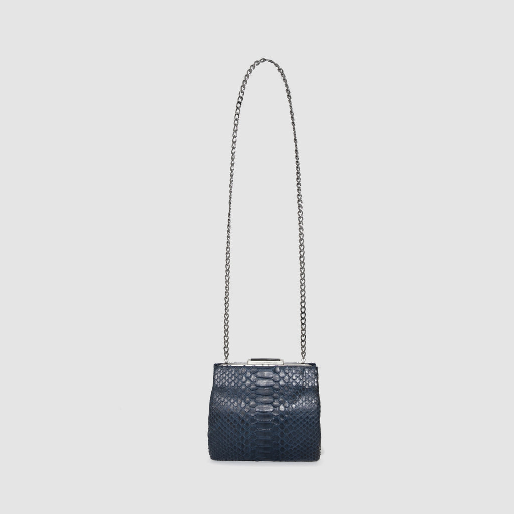 Clutch Ajurú Couro Mix Python e Arraia