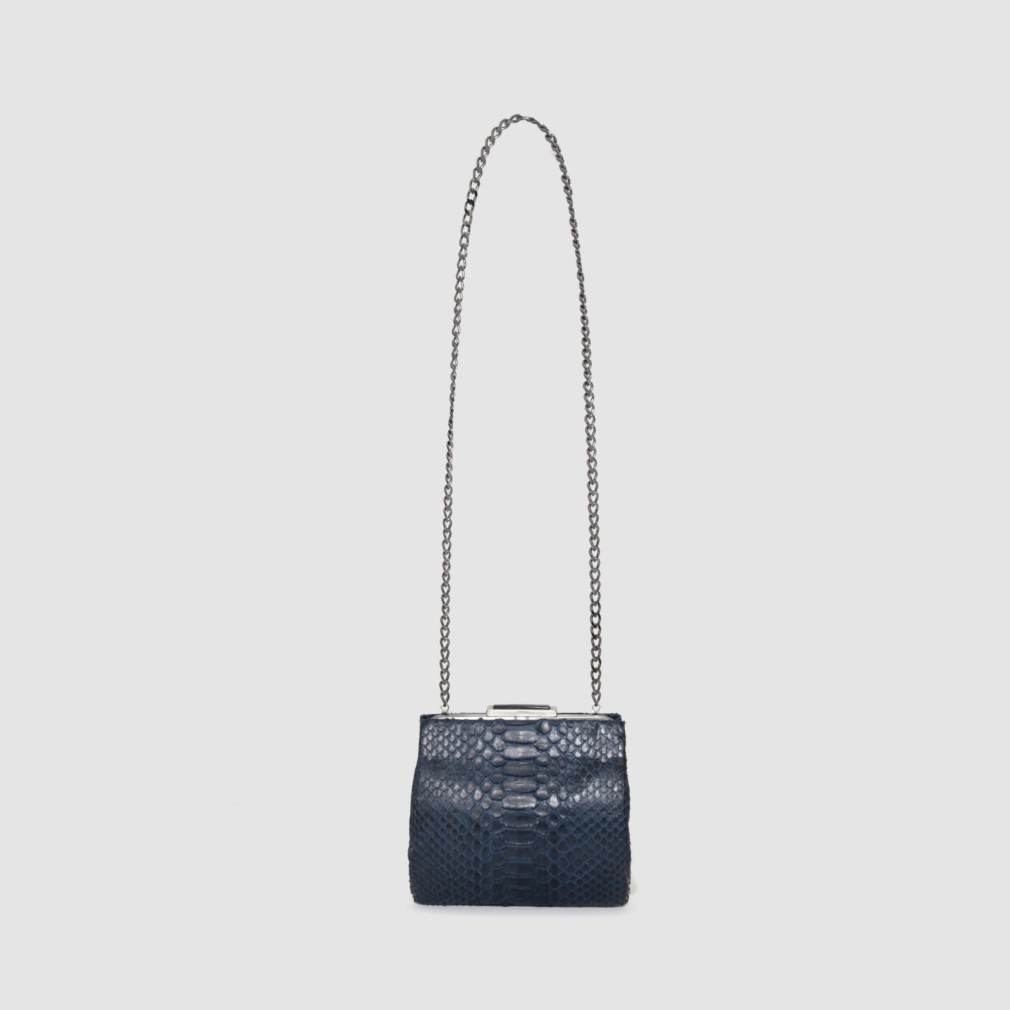 Clutch Ajurú Couro Mix Python e Arraia