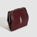Clutch Ajurú Couro Mix Python e Arraia