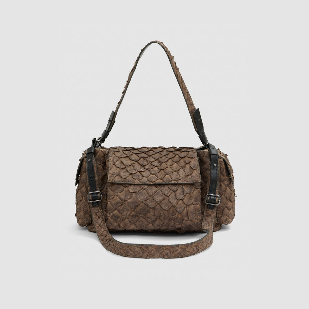 Bolsa Lígia Couro Pirarucu