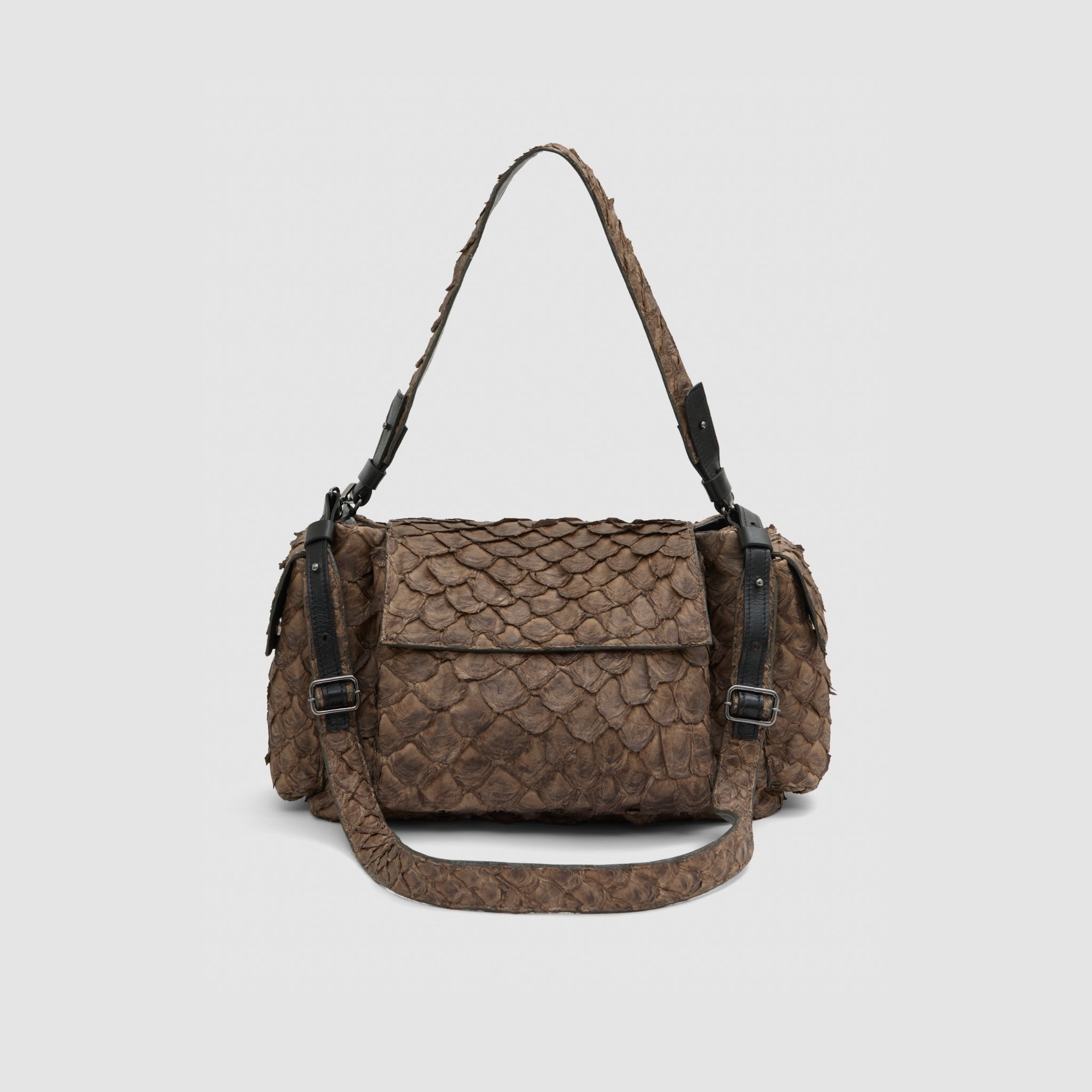 Bolsa Lígia Couro Pirarucu