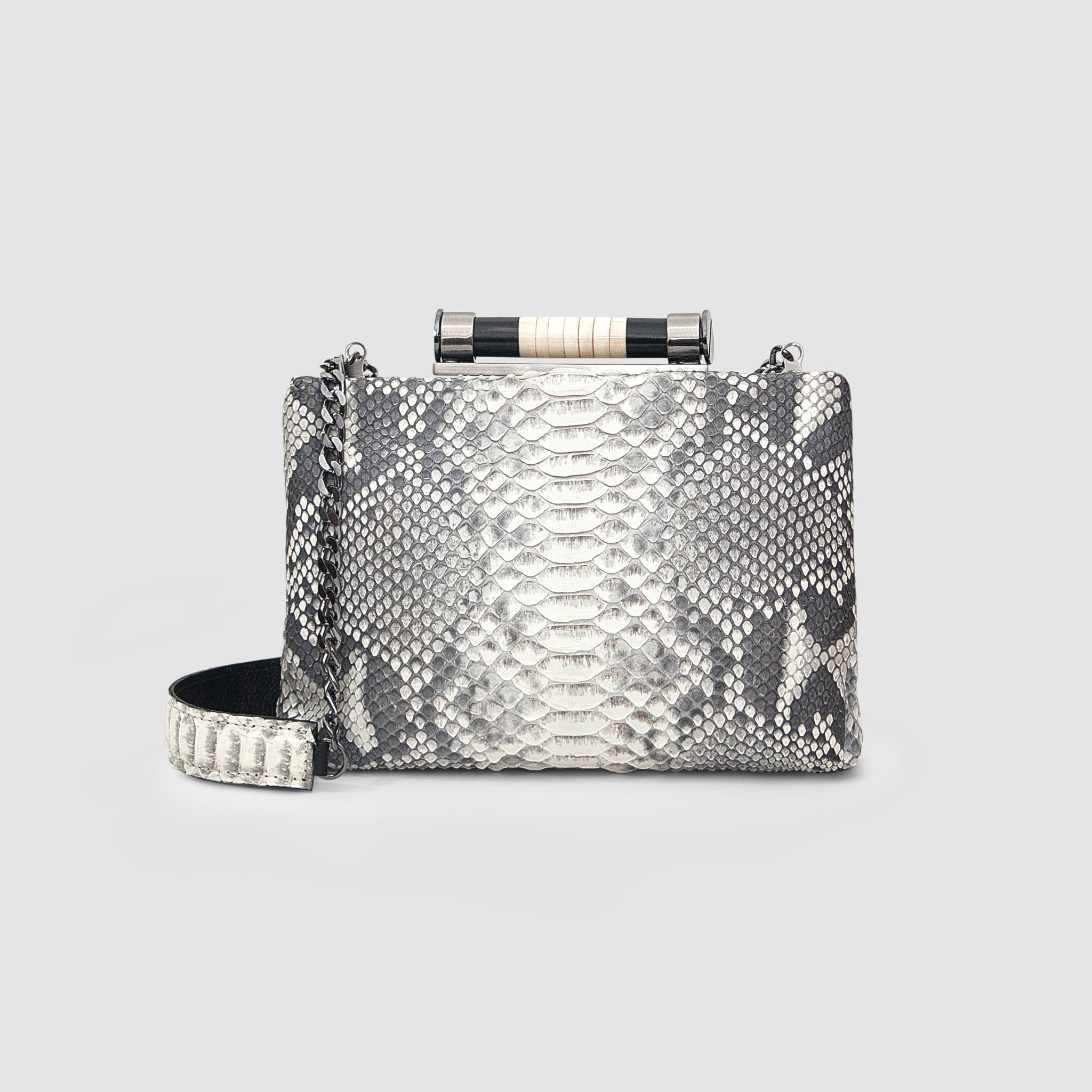 Clutch Caseara Couro Python