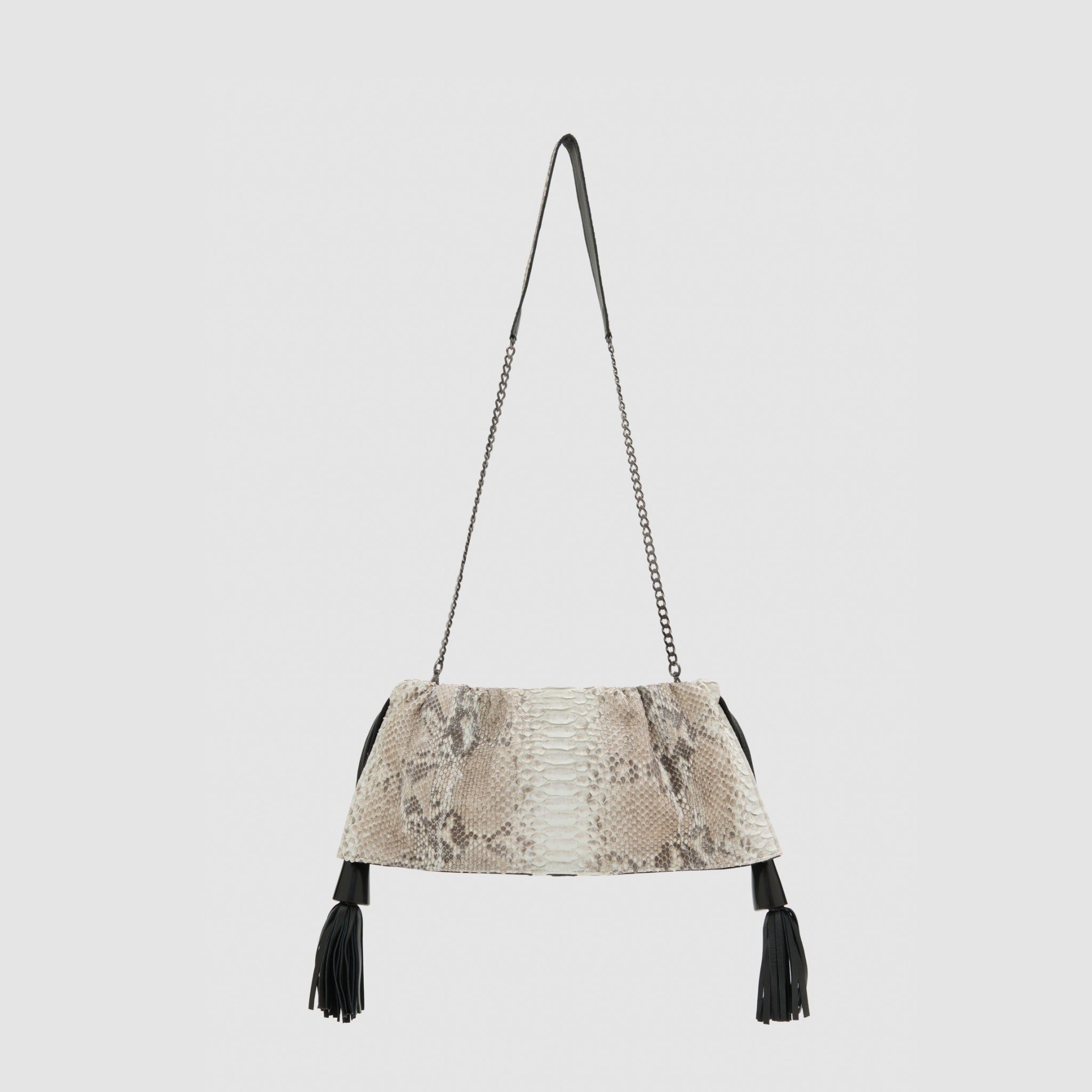 Bolsa Vinci Couro Python