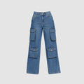 Calça Cargo Jeans