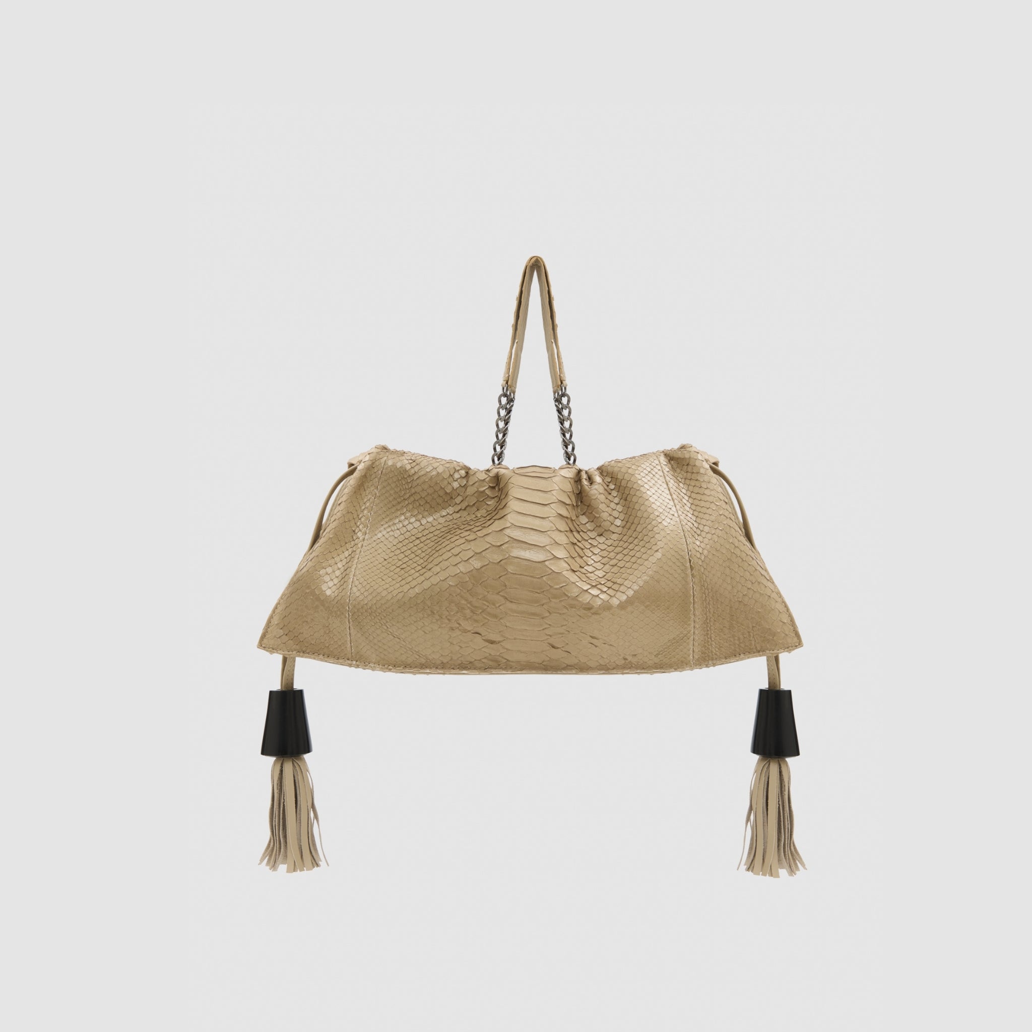 Bolsa Vinci Couro Python
