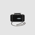 Clutch Aracá Couro Arraia