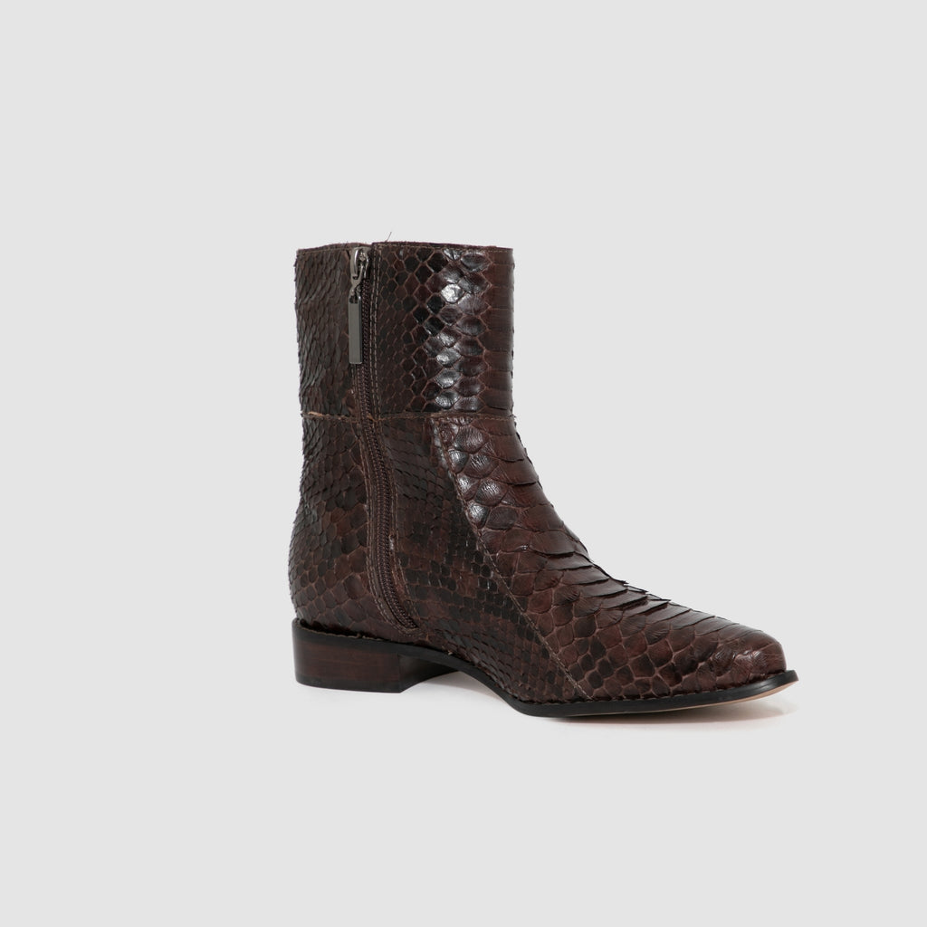 Bota Clássica Couro Python
