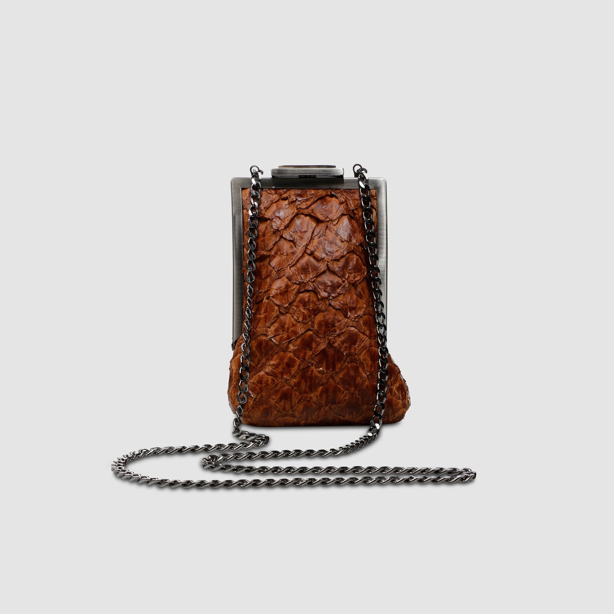 Clutch Afuá Couro Pirarucu