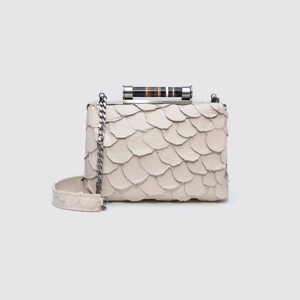 Clutch Caseara Couro Pirarucu