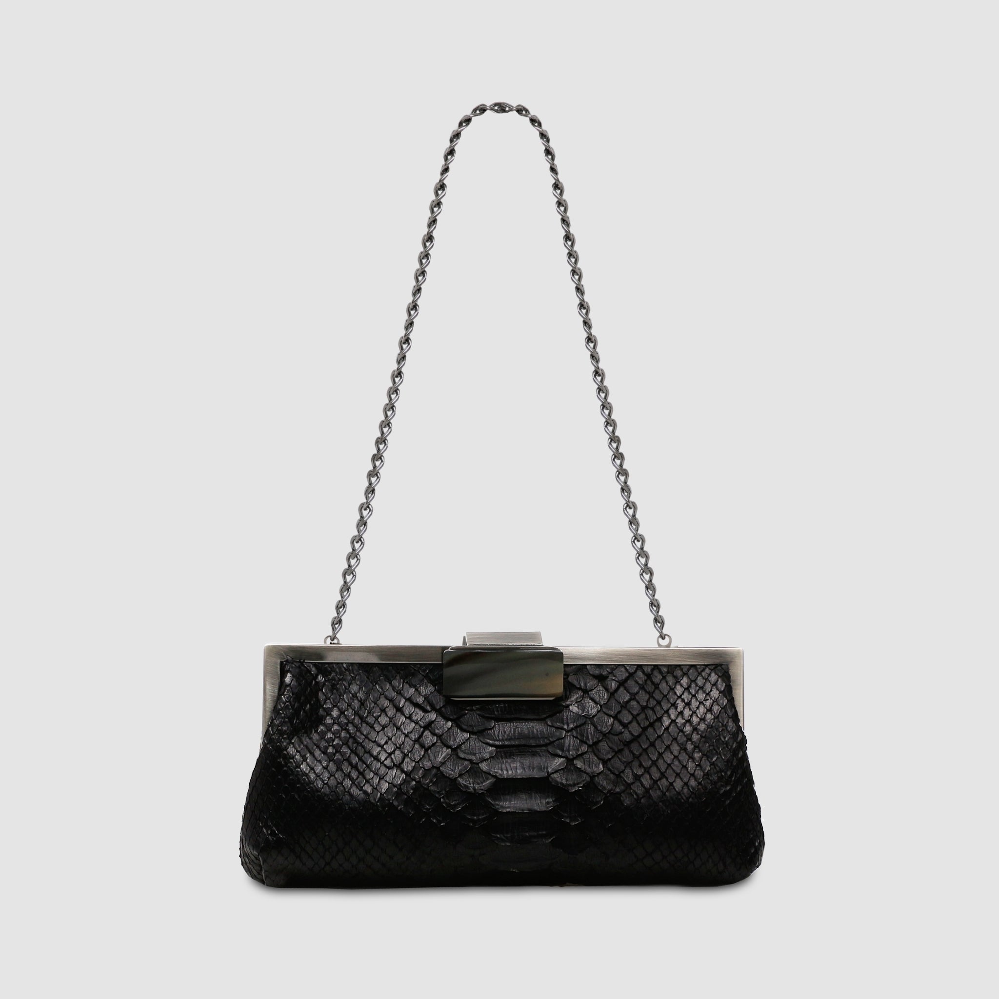 Clutch Cotijuba Couro Python