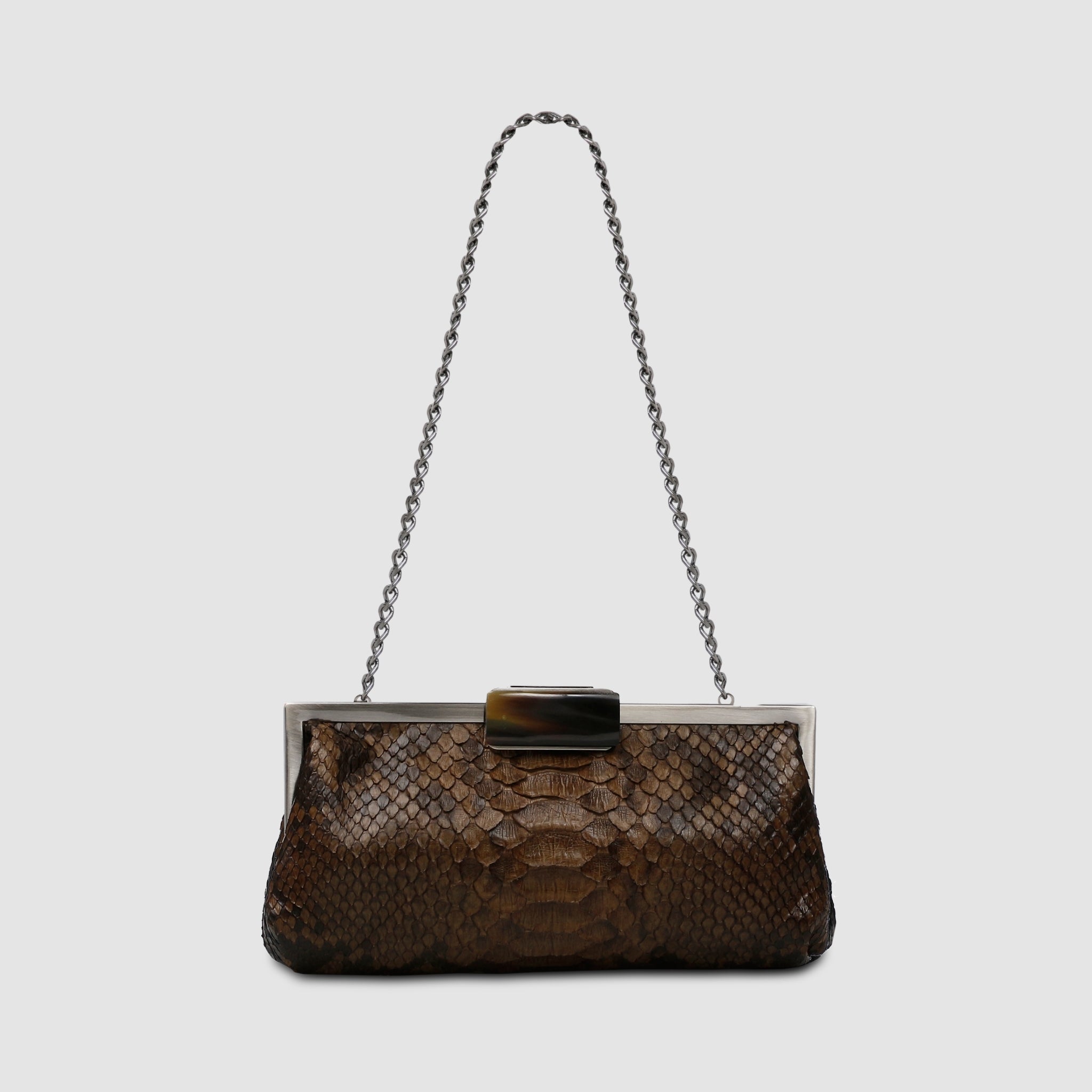 Clutch Cotijuba Couro Python