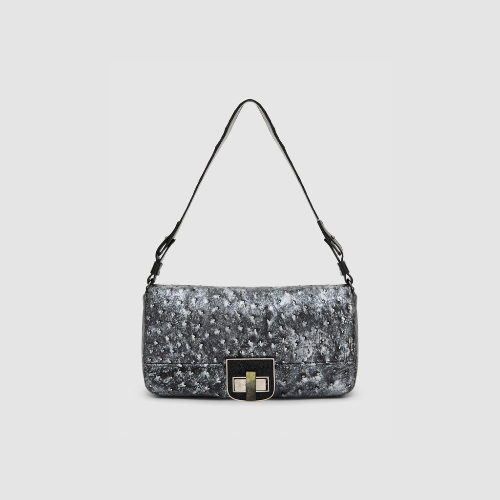 Bolsa Dalí Couro Avestruz