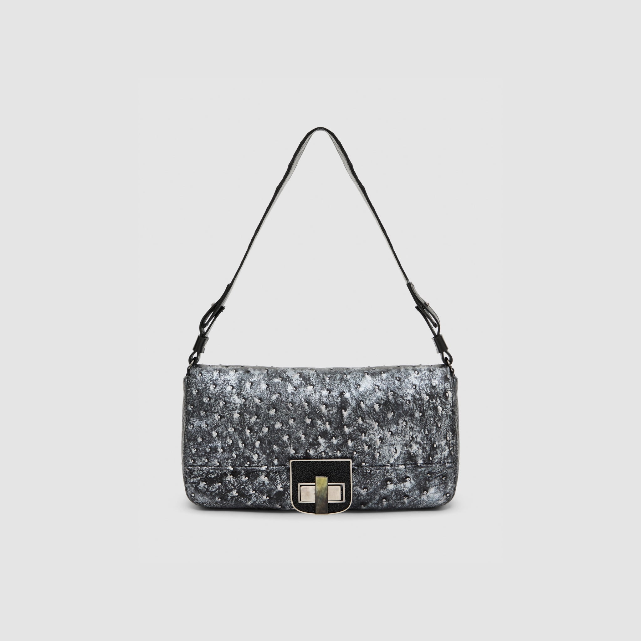 Bolsa Dalí Couro Avestruz