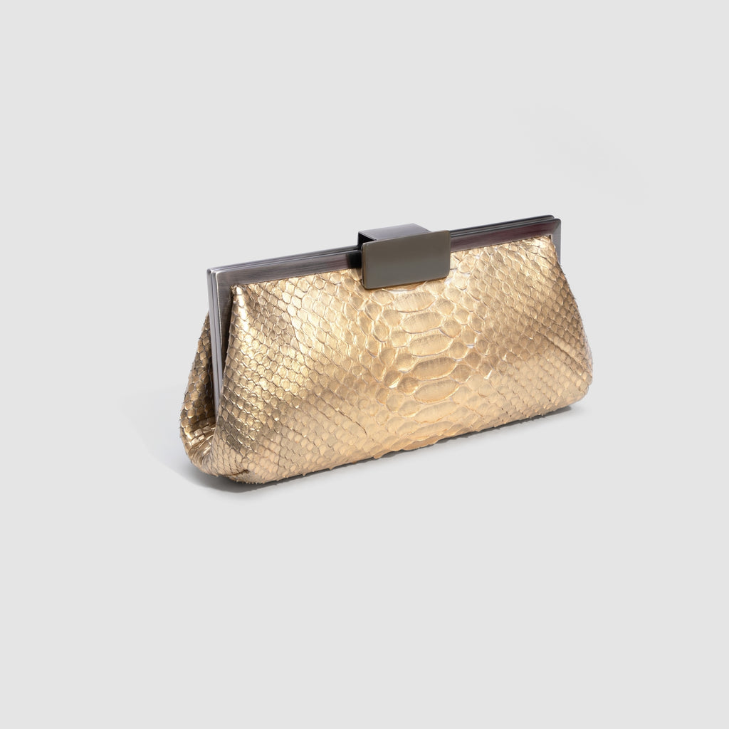 Clutch Cotijuba Couro Python