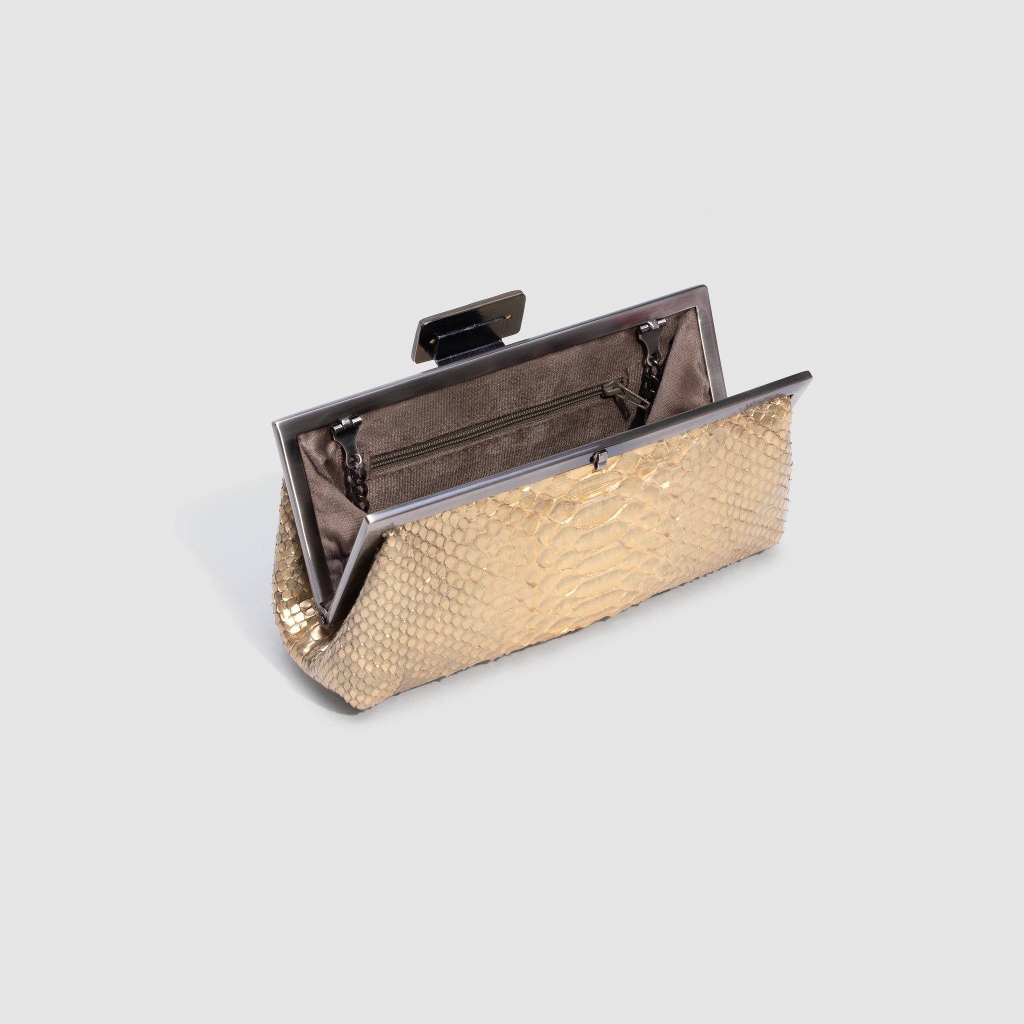 Clutch Cotijuba Couro Python