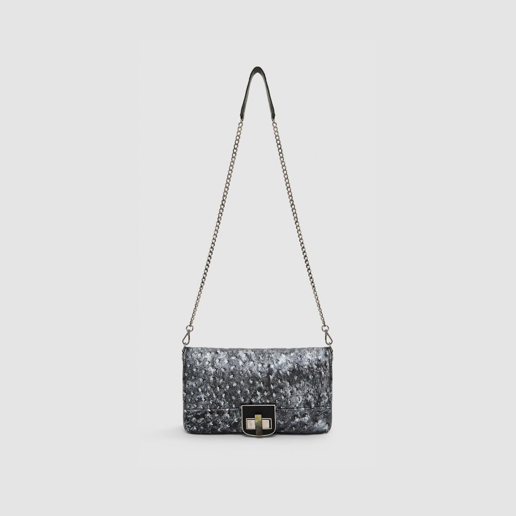 Bolsa Dalí Couro Avestruz