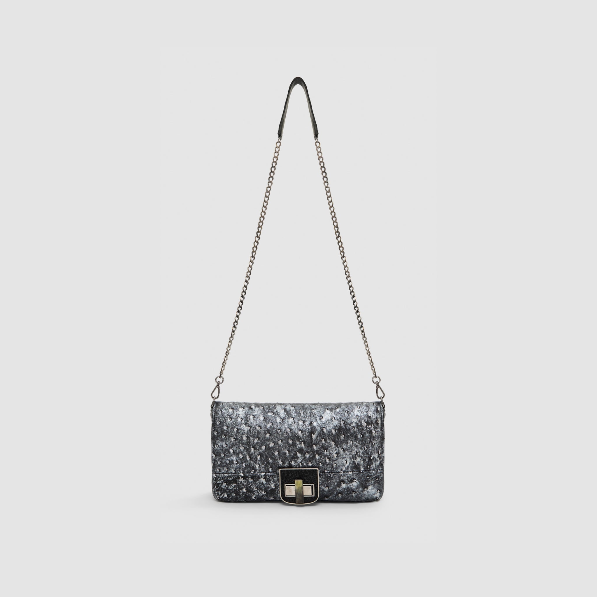 Bolsa Dalí Couro Avestruz