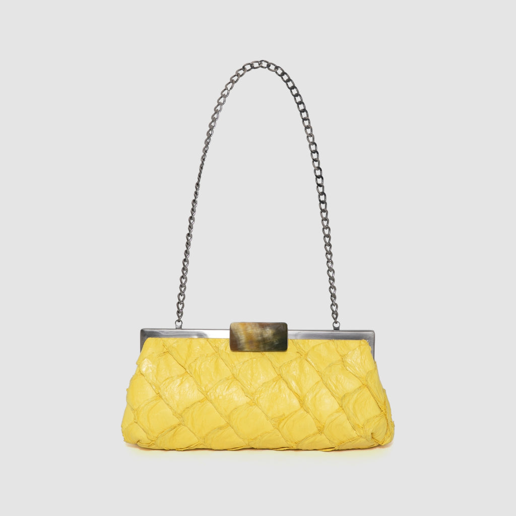 Clutch Cotijuba Couro Pirarucu
