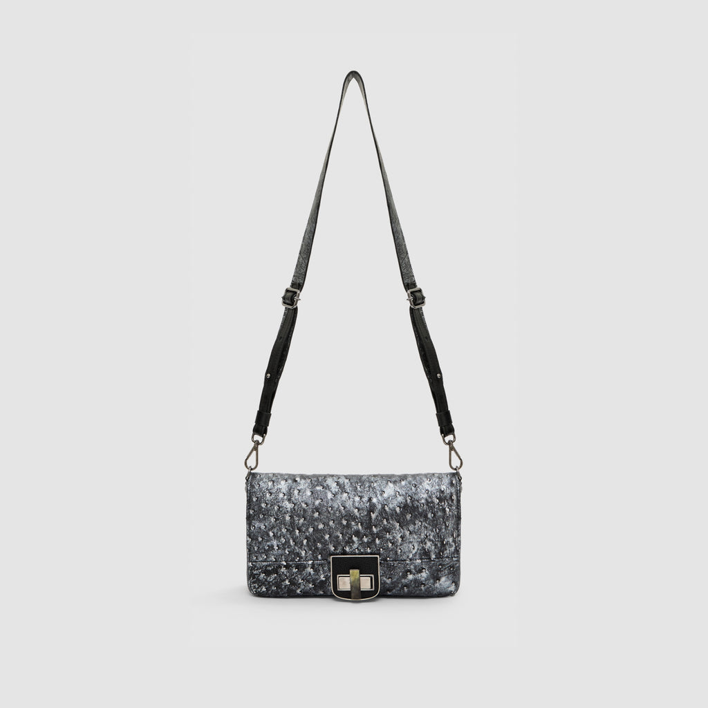 Bolsa Dalí Couro Avestruz