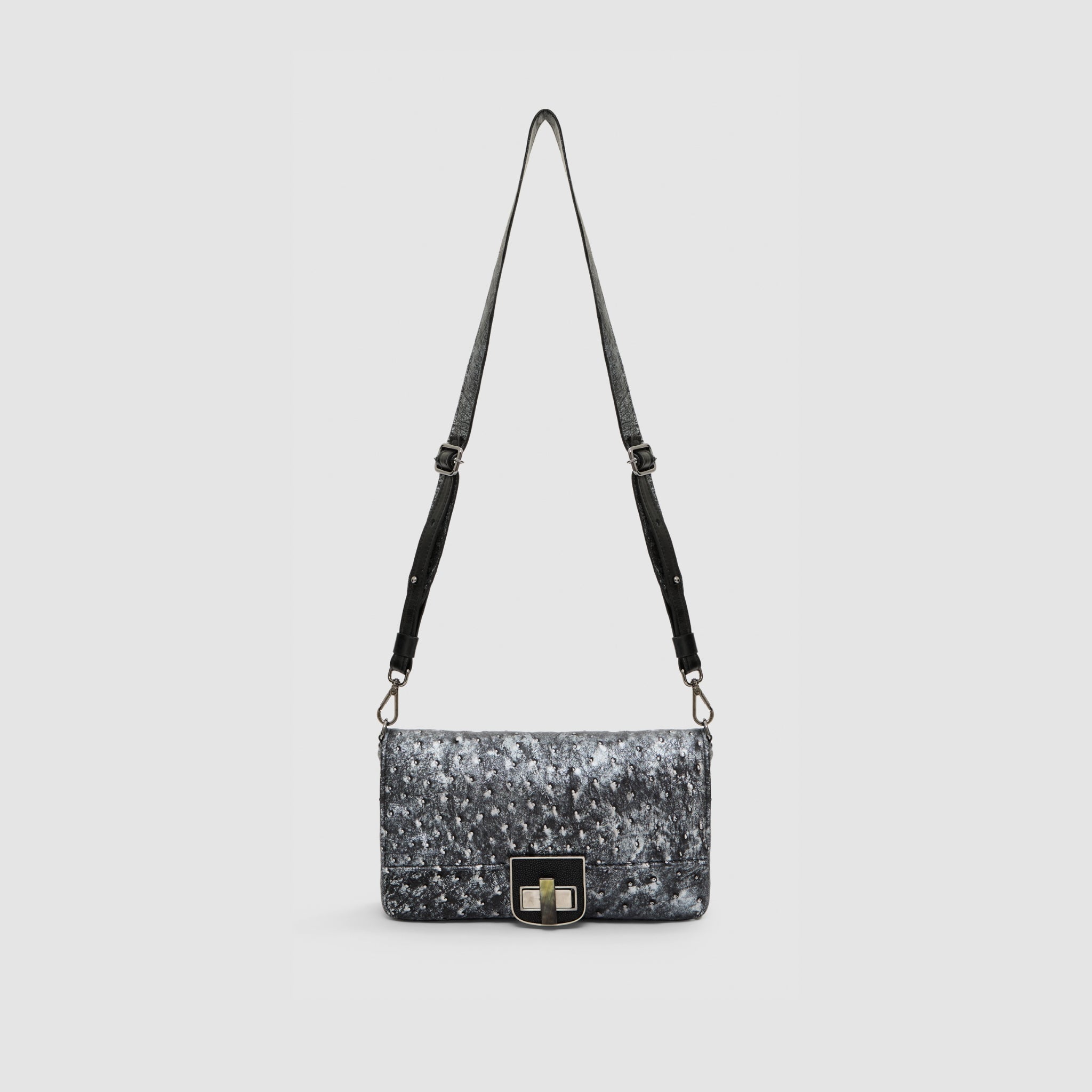 Bolsa Dalí Couro Avestruz