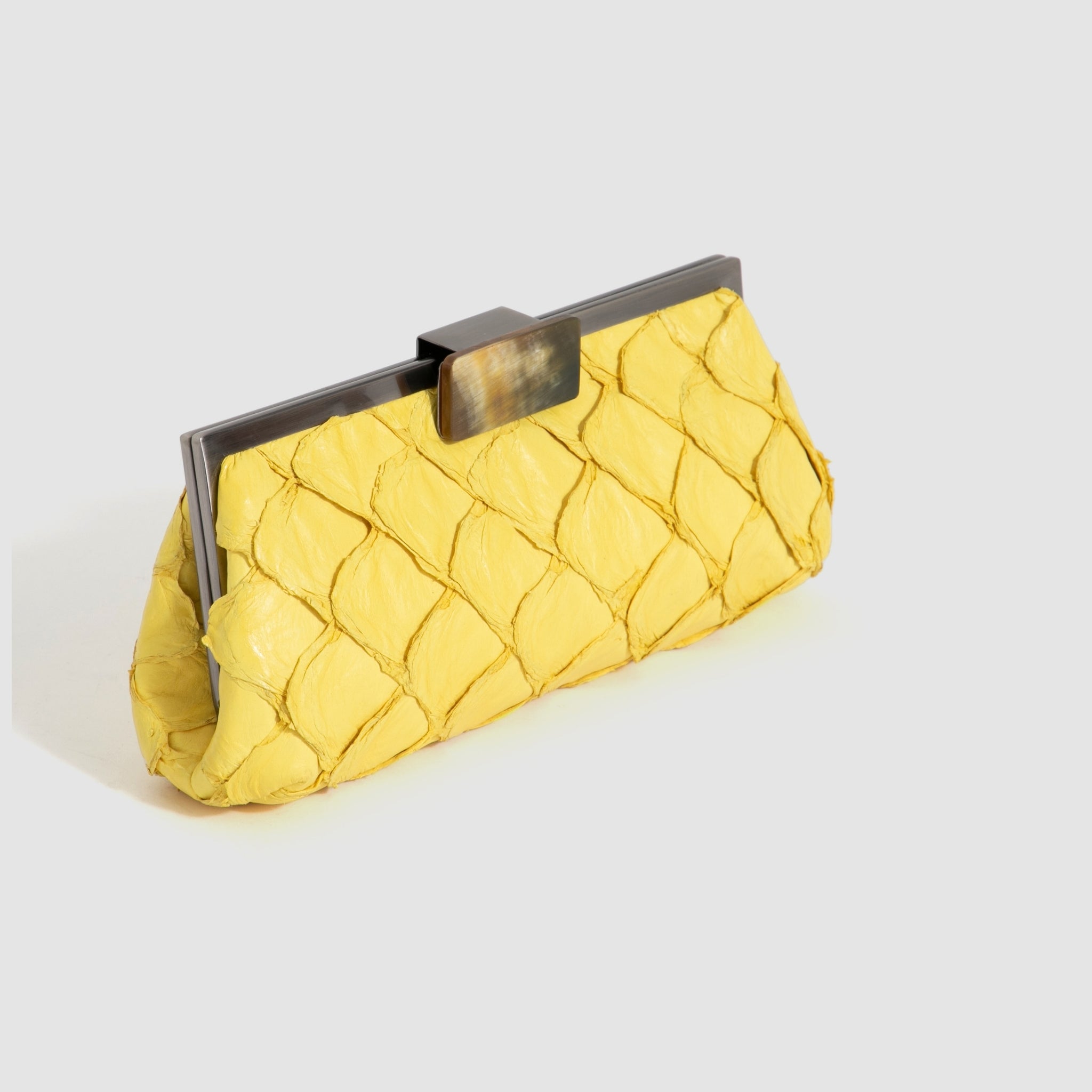 Clutch Cotijuba Couro Pirarucu