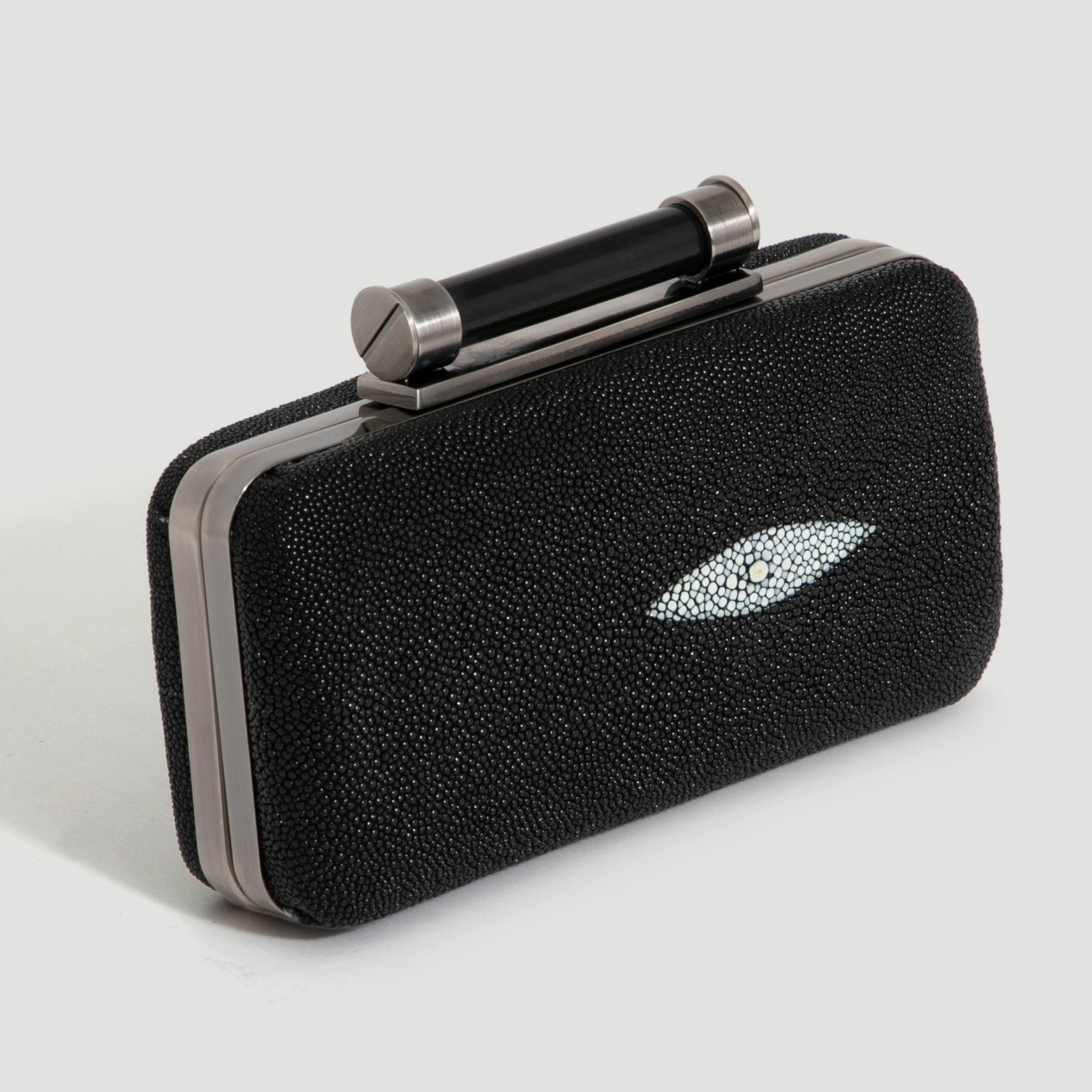 Clutch Aracá Couro Arraia