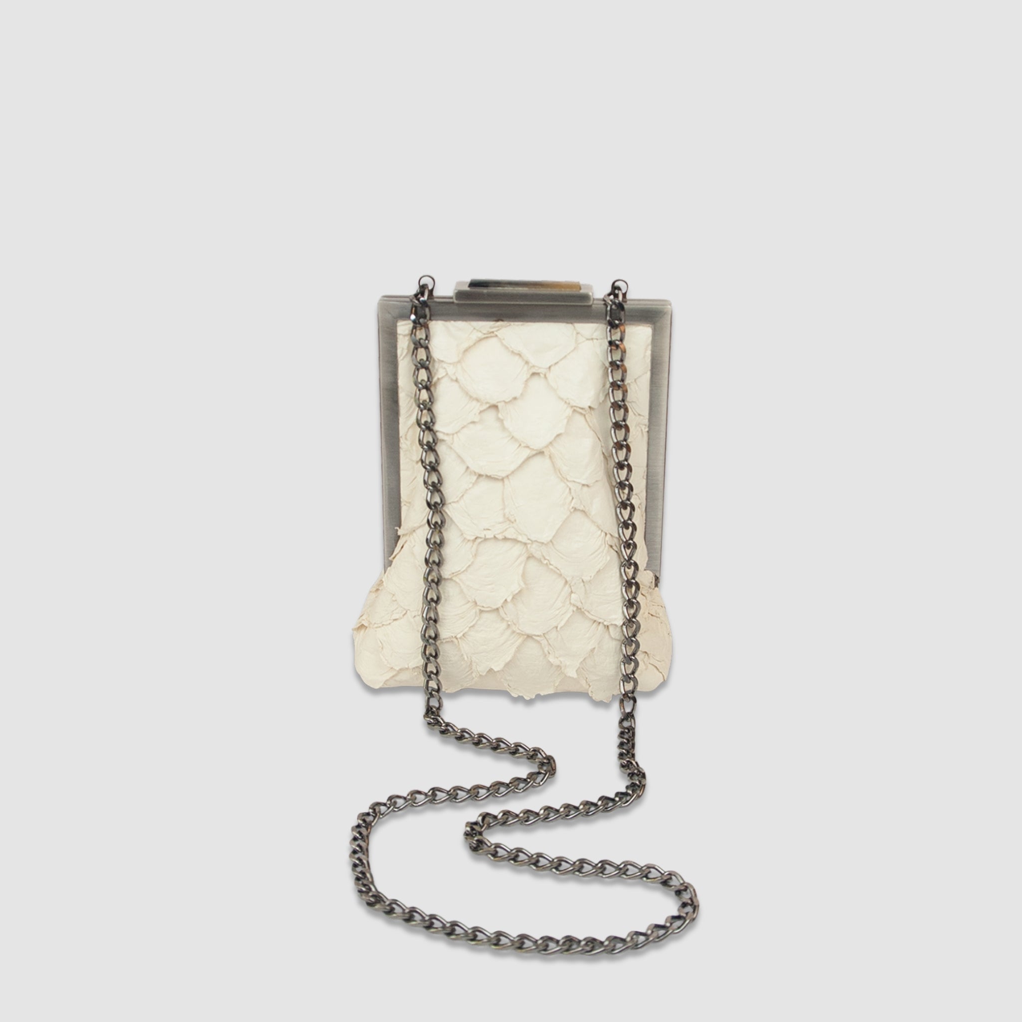 Clutch Afuá Couro Pirarucu