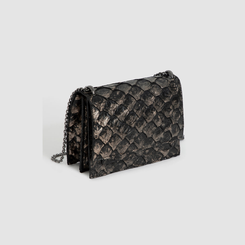 BOLSA TOÉ COURO PIRARUCU