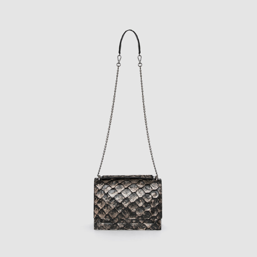 BOLSA TOÉ COURO PIRARUCU