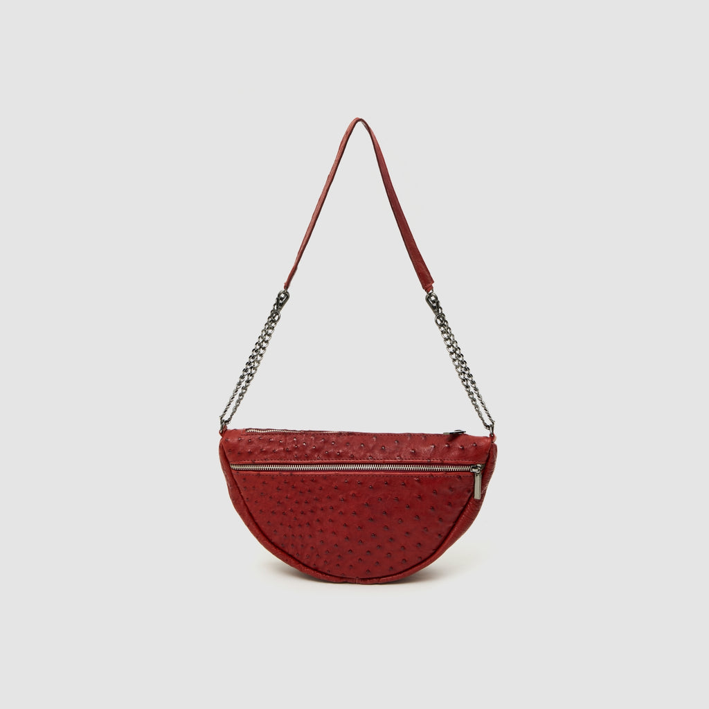 Bolsa Ingá Couro de Avestruz
