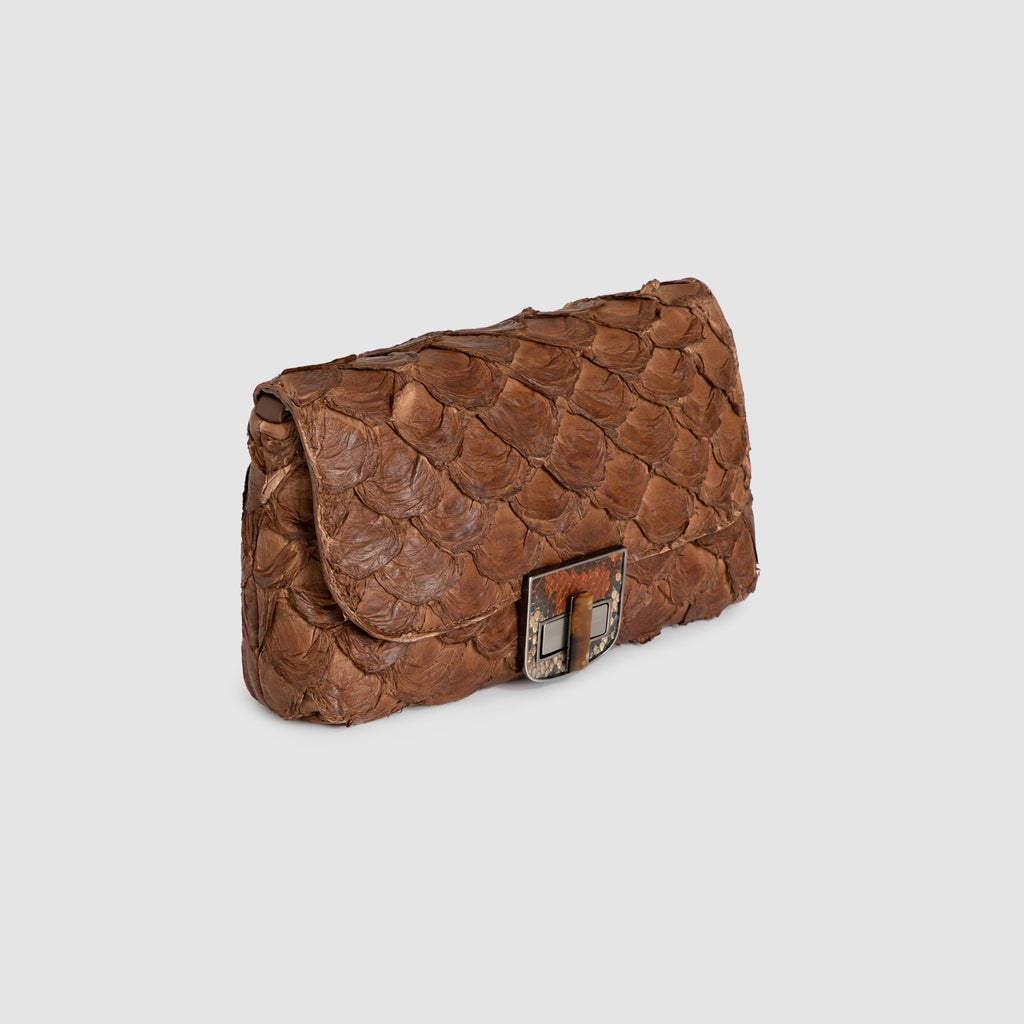 Bolsa Araguanã Couro Pirarucu