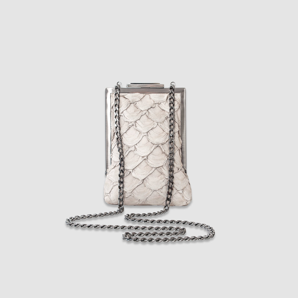 Clutch Afuá Couro Pirarucu