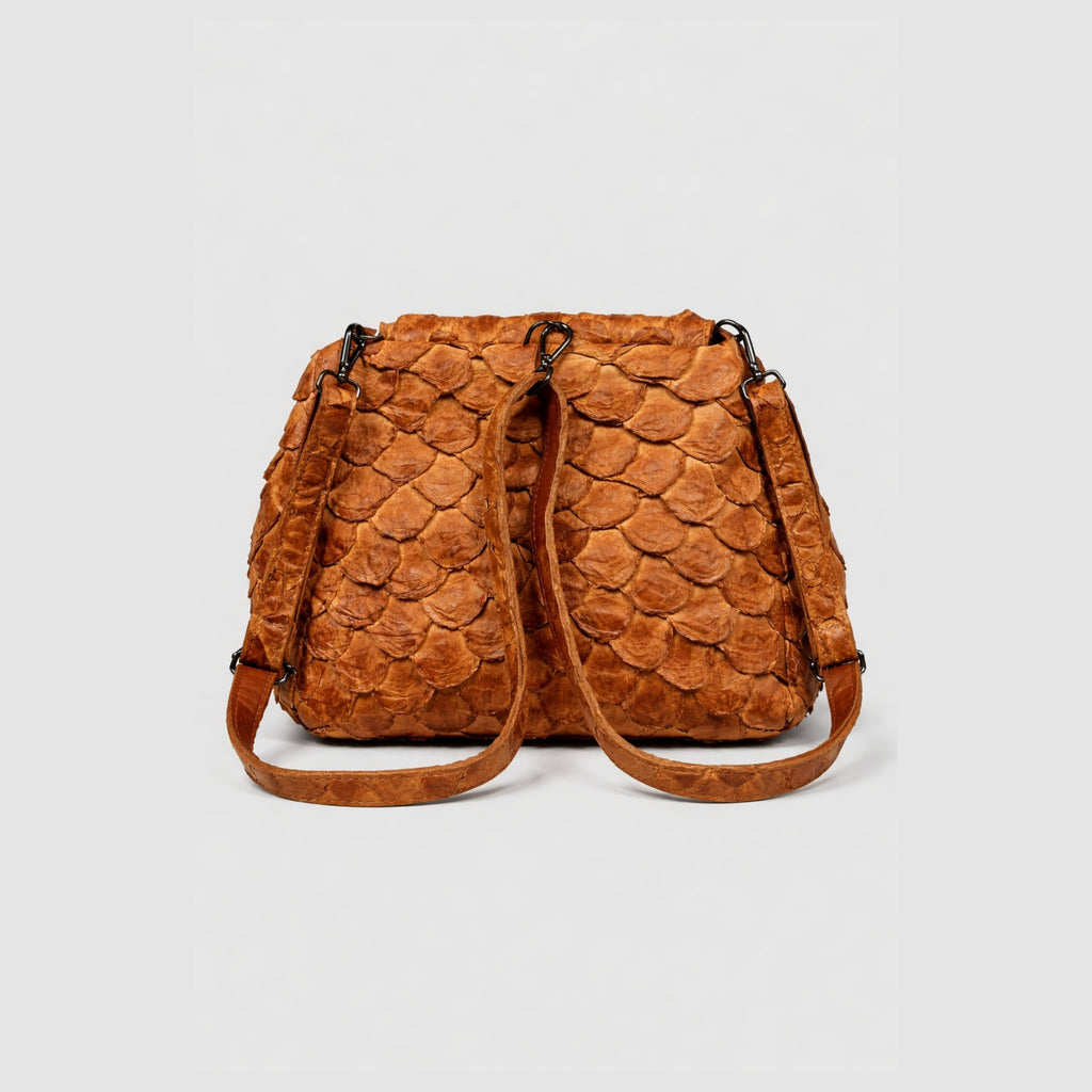 Bolsa Jequitibá Couro de Pirarucu