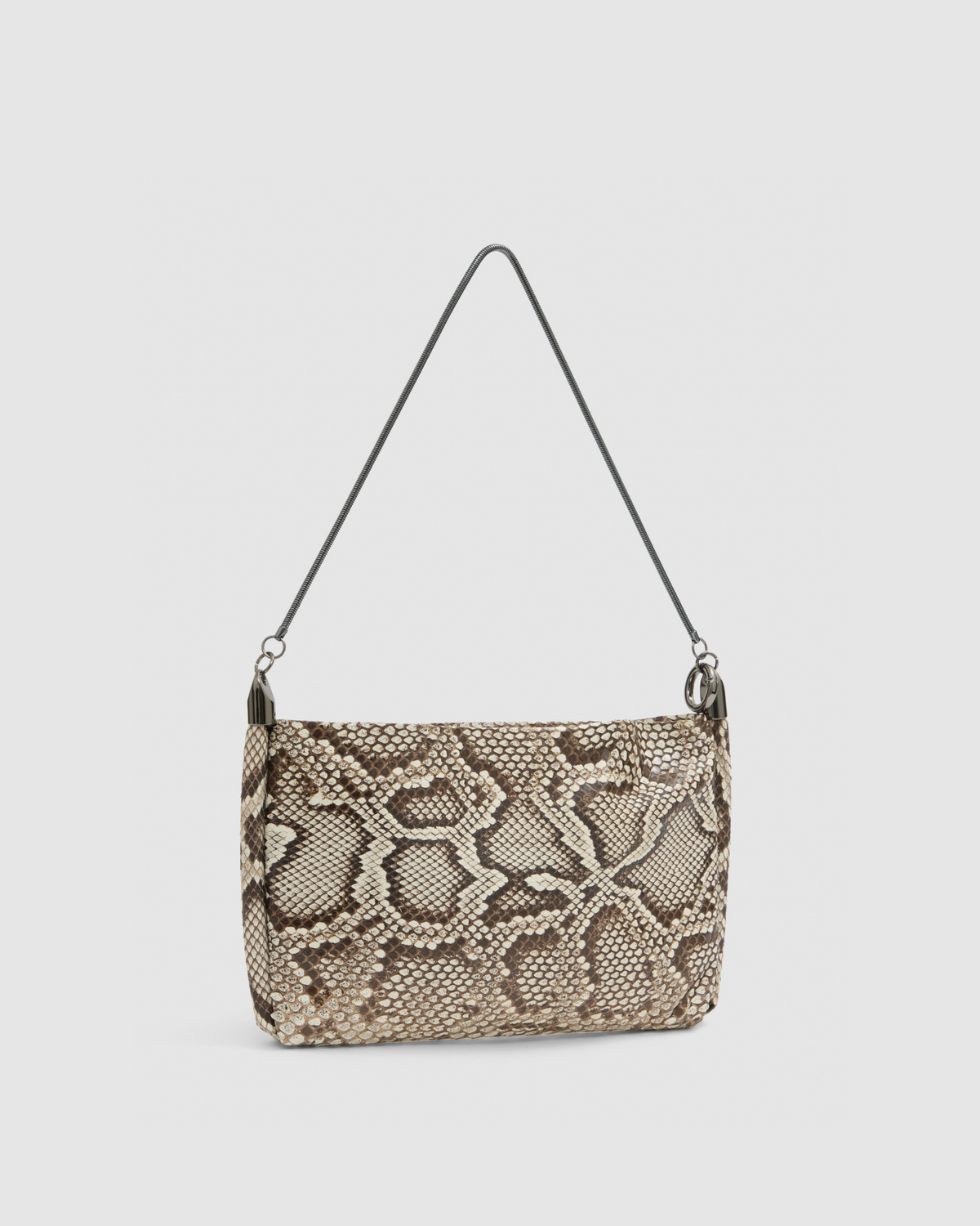 Bolsa Angela Couro Python Moluro