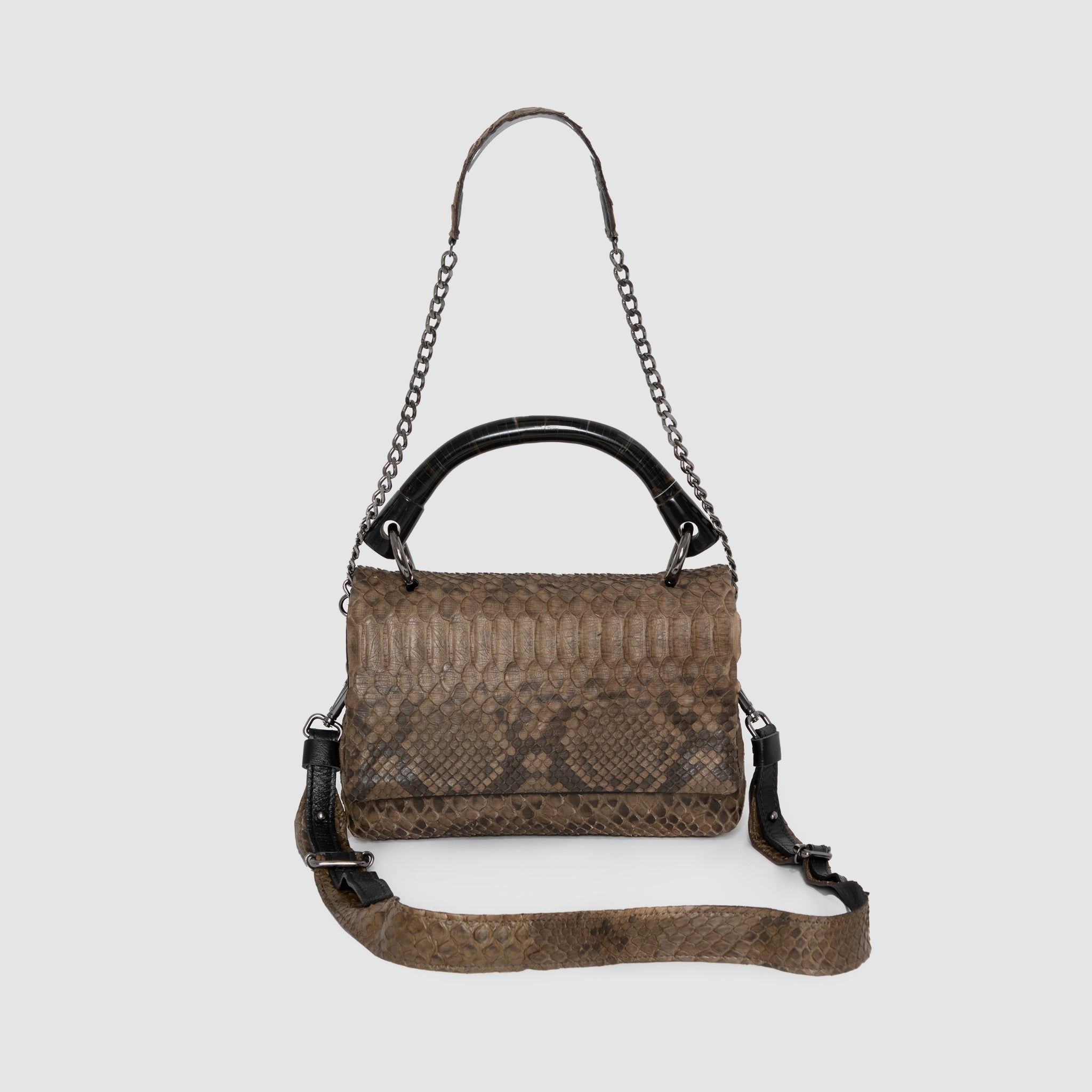 Bolsa Niara Couro Python