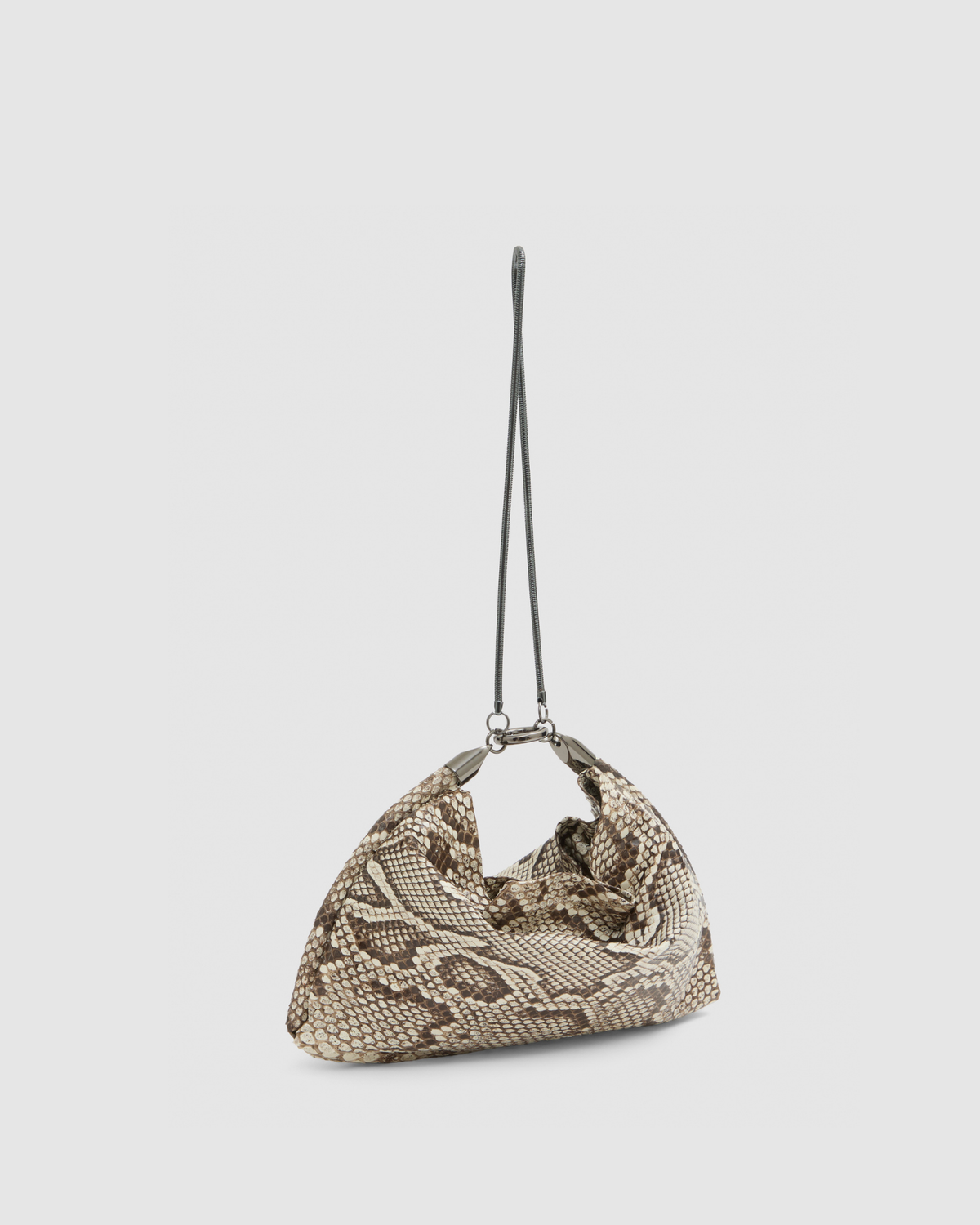 Bolsa Angela Couro Python Moluro