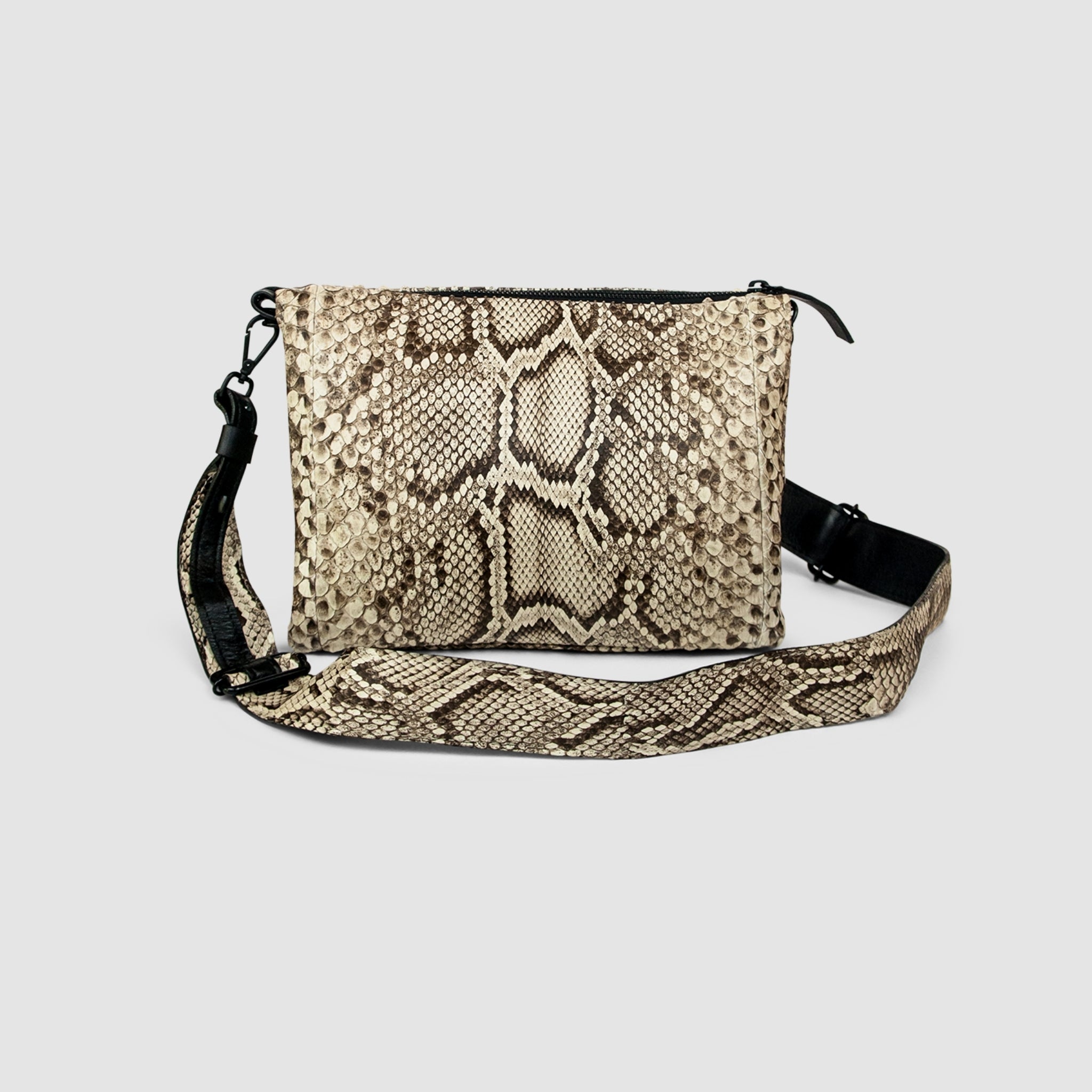Bolsa Sacará Couro Python Moluro