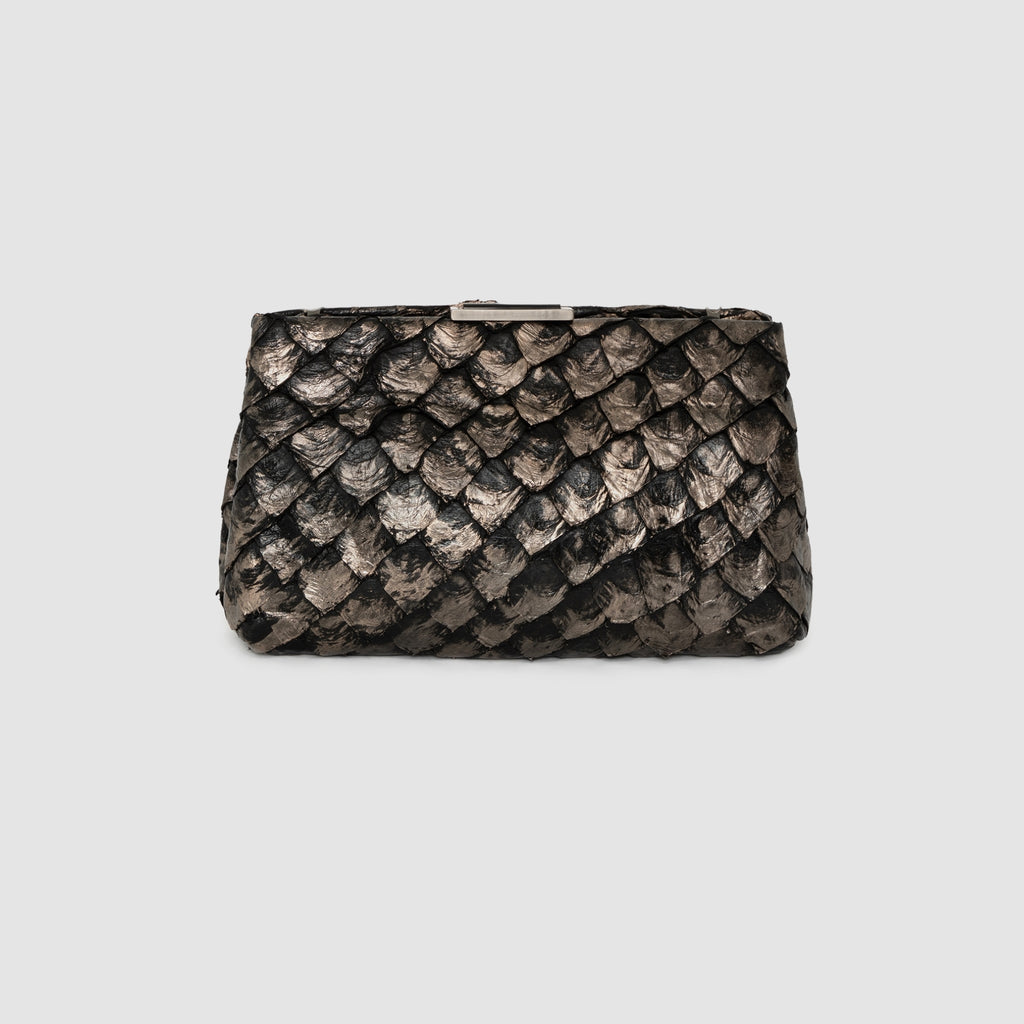 Clutch Cametá Couro Pirarucu