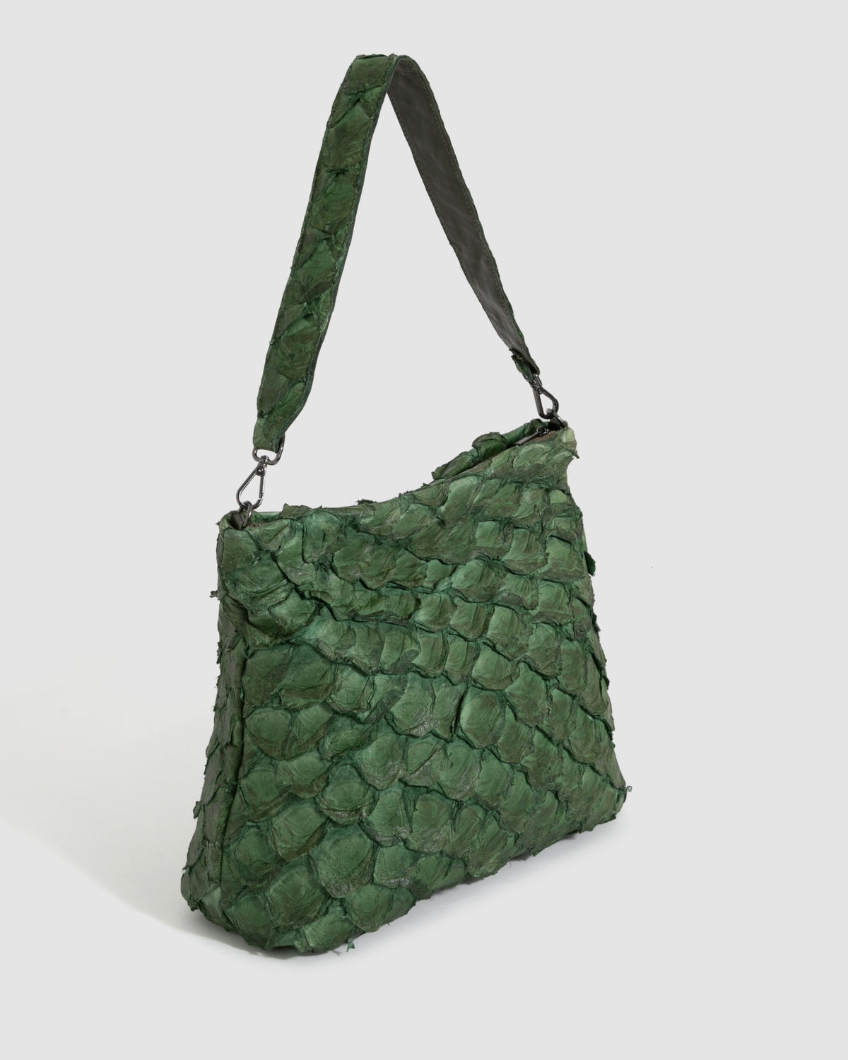Bolsa Mochila Cumbaru Couro Pirarucu