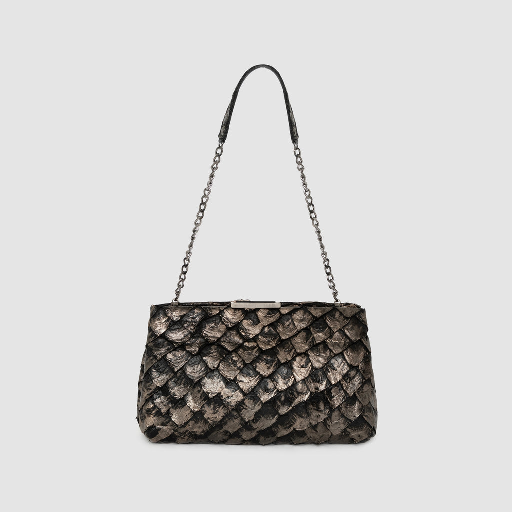 Clutch Cametá Couro Pirarucu