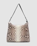 Bolsa Mochila Cumbaru Couro Python