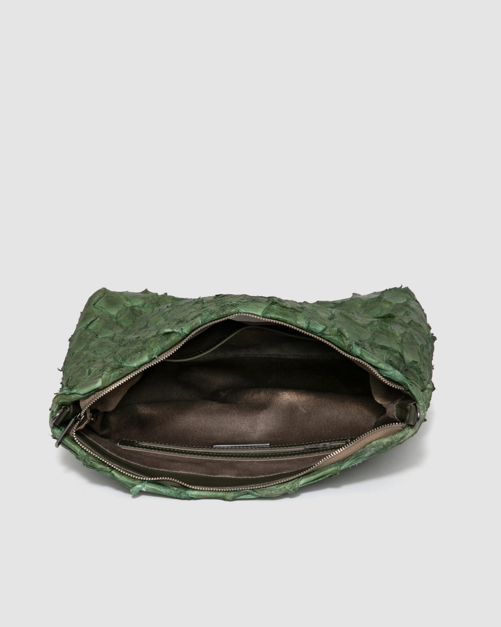 Bolsa Mochila Cumbaru Couro Pirarucu
