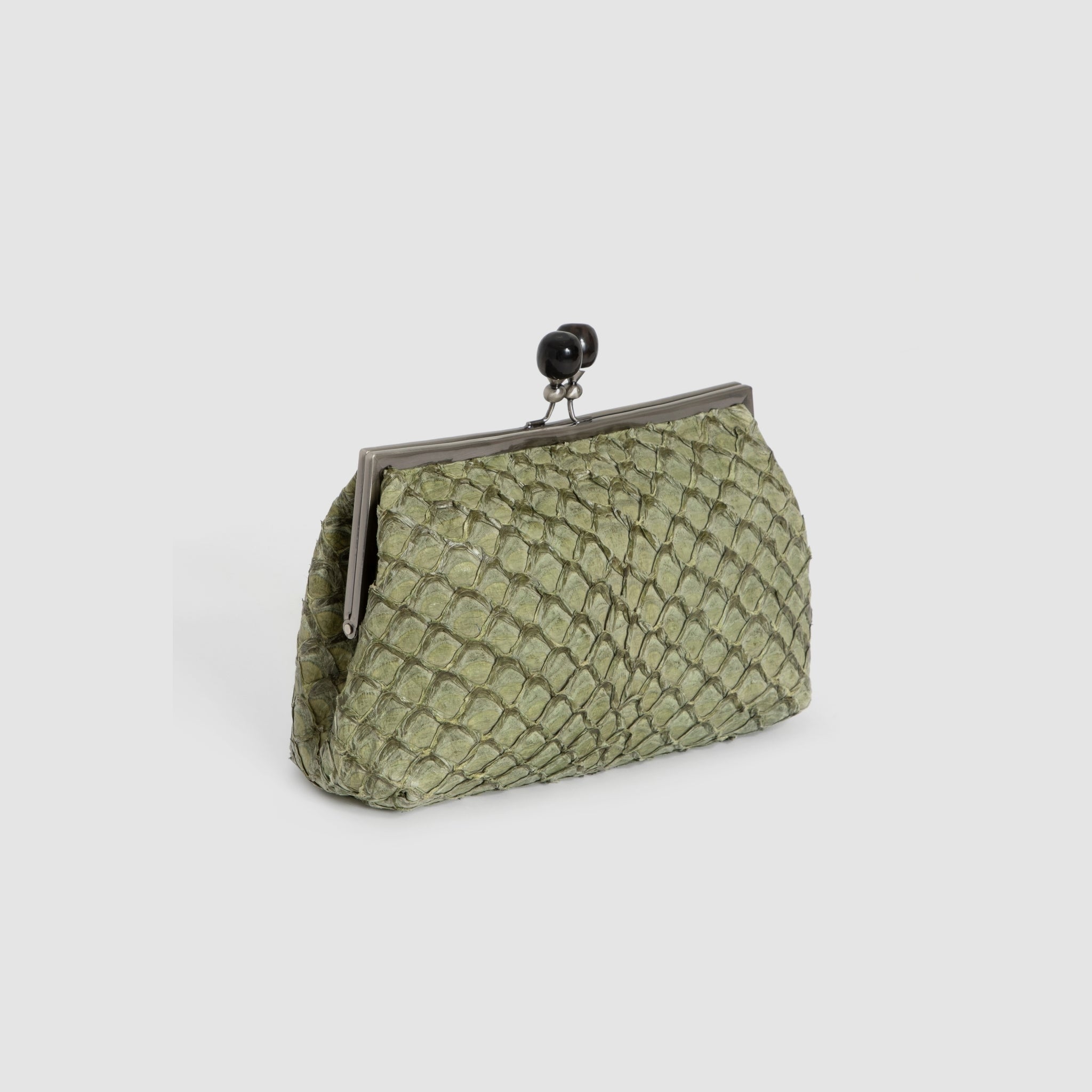 Clutch Patauá Couro Pirarucu