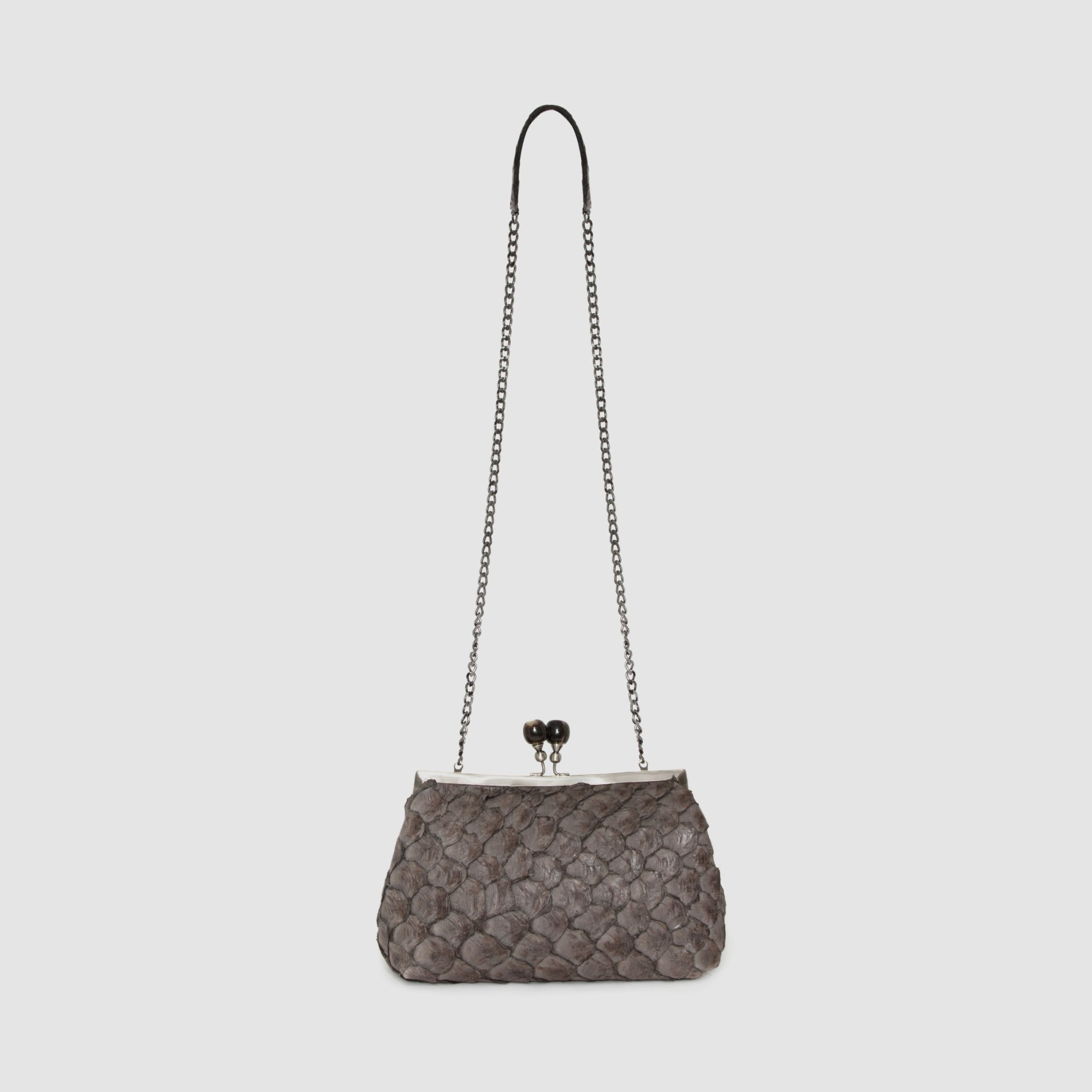 Clutch Patauá Couro Pirarucu