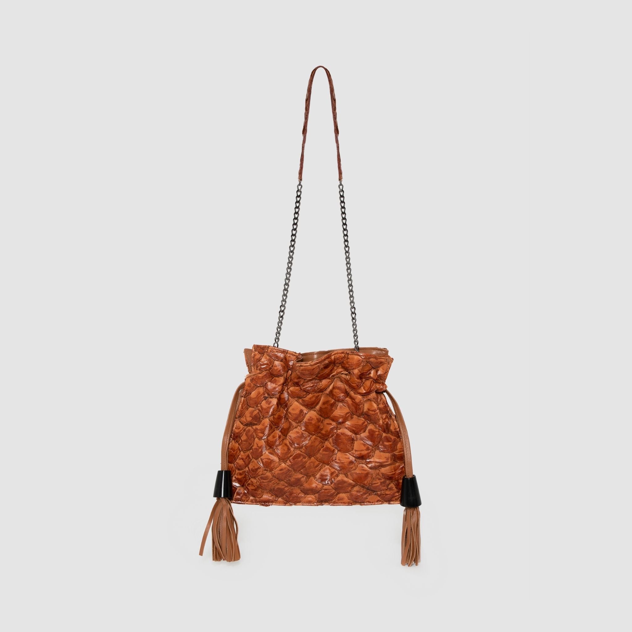 Bolsa Manacá Couro Pirarucu