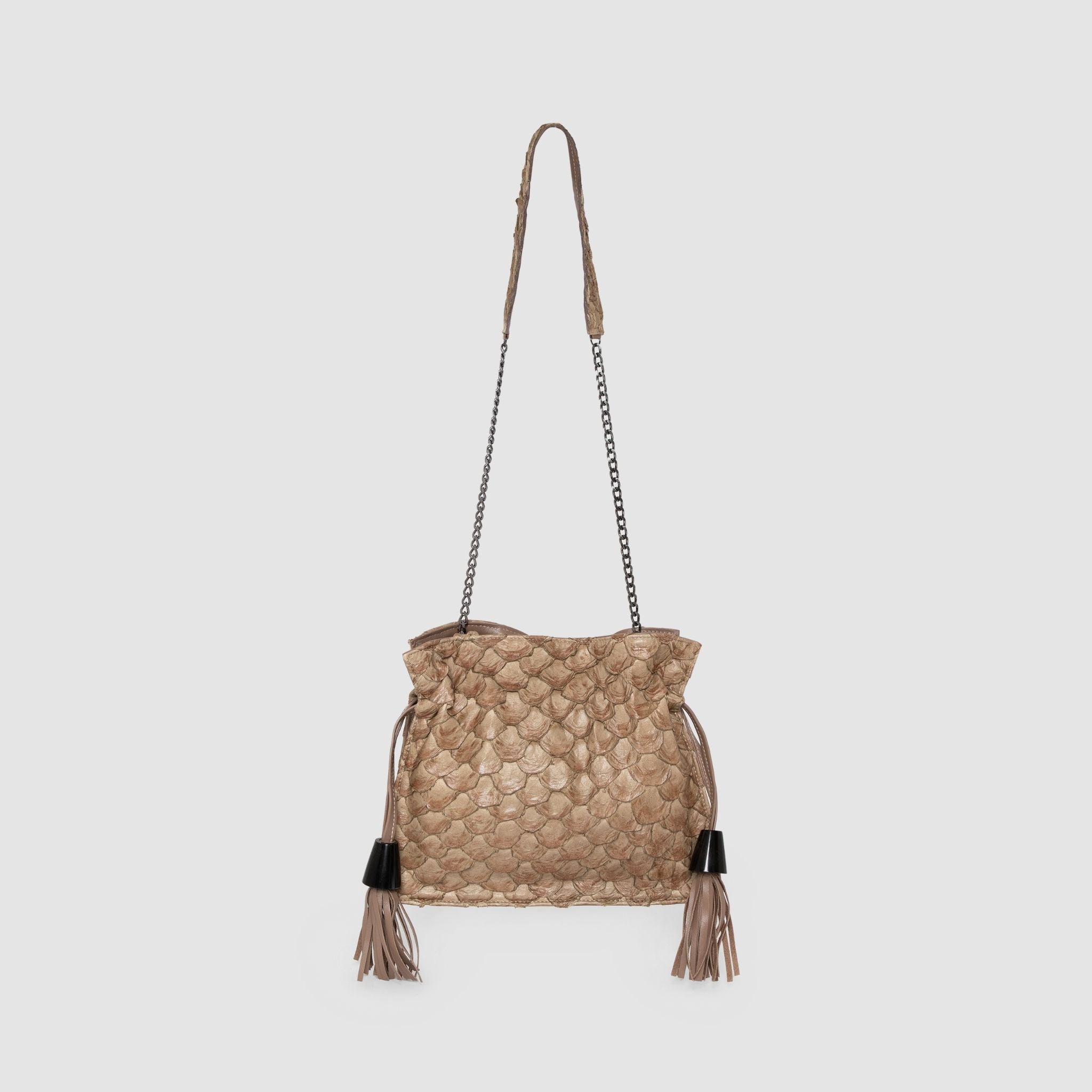 Bolsa Manacá Couro Pirarucu