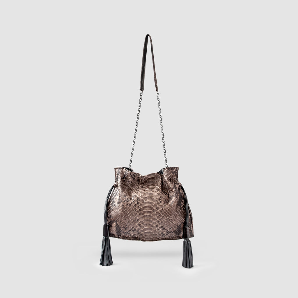 Bolsa Manacá Couro Python
