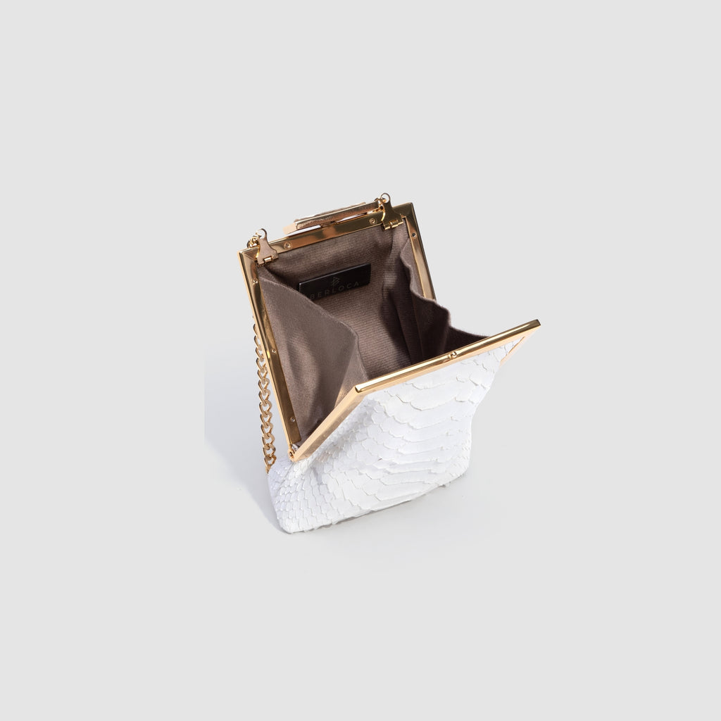 Clutch Afuá Couro Python