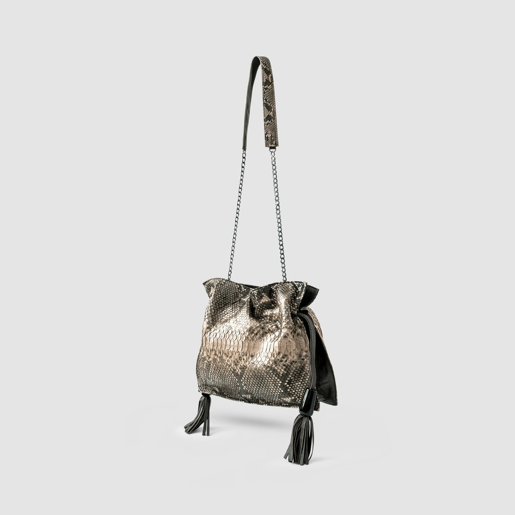 Bolsa Manacá Couro Python